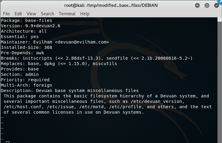 control file