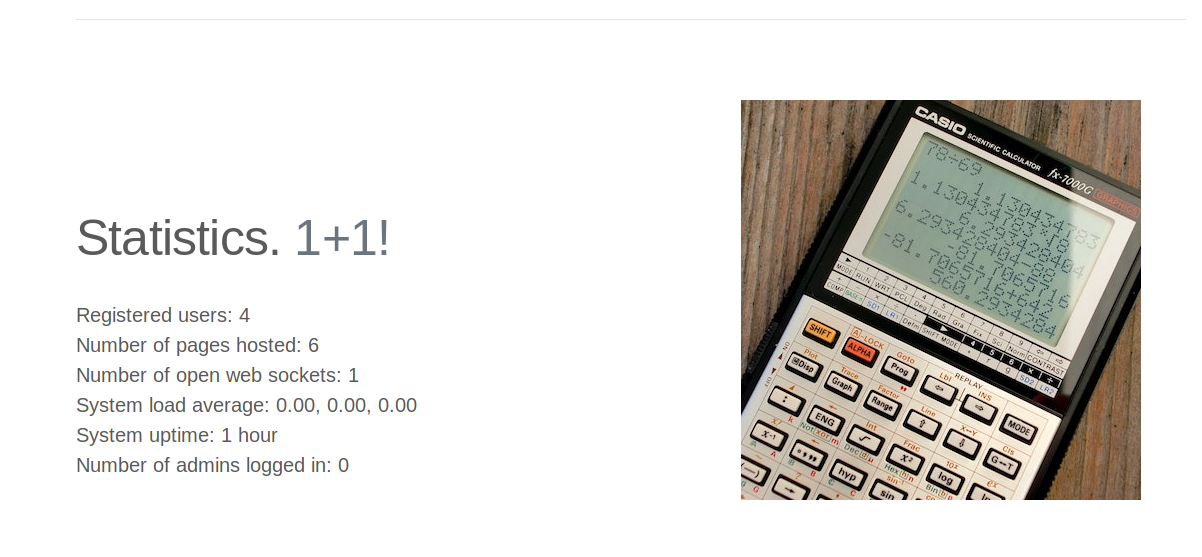 stat page